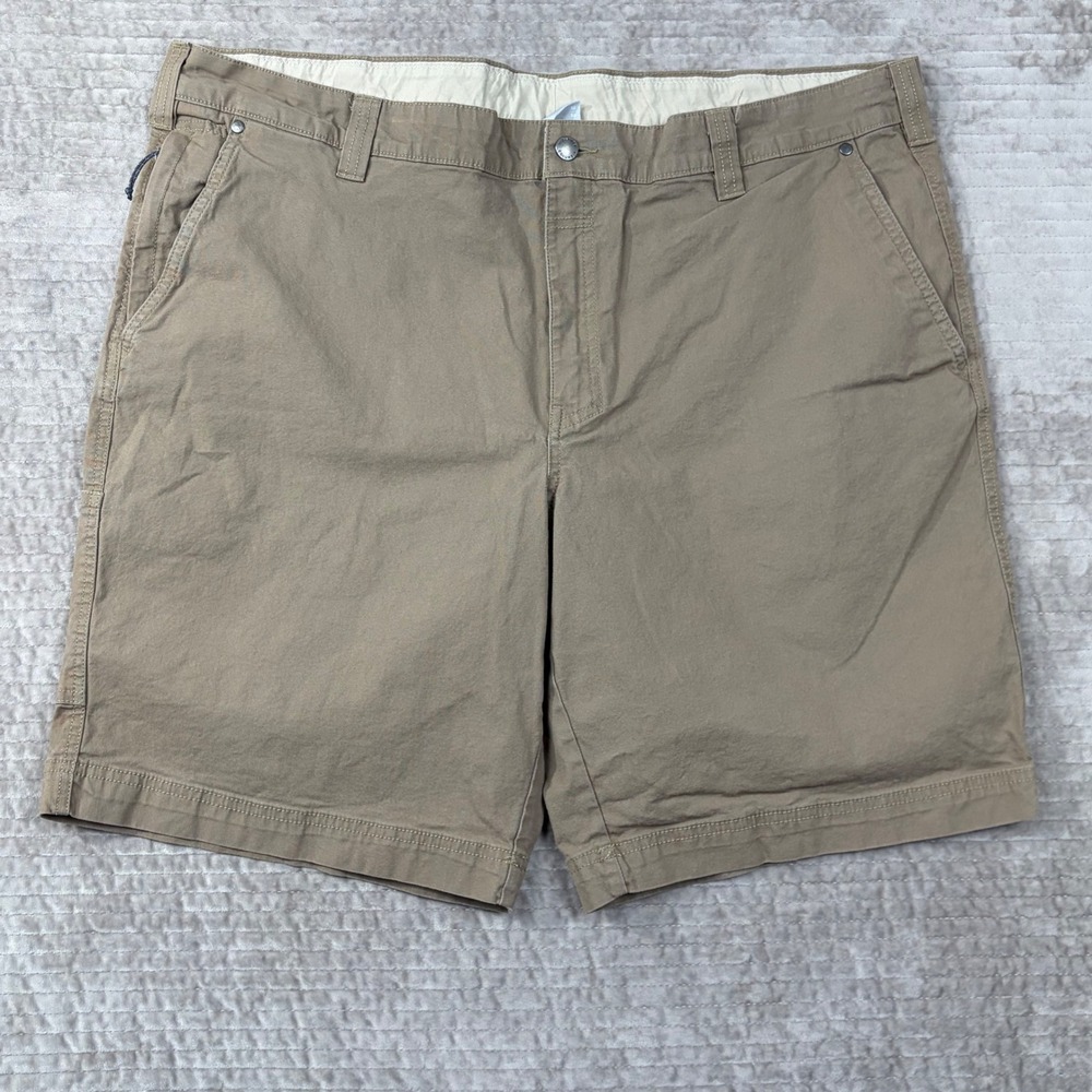 Columbia Mens Regular Fit Khaki Tan Utility Hiking Shorts AM0184 Size 42